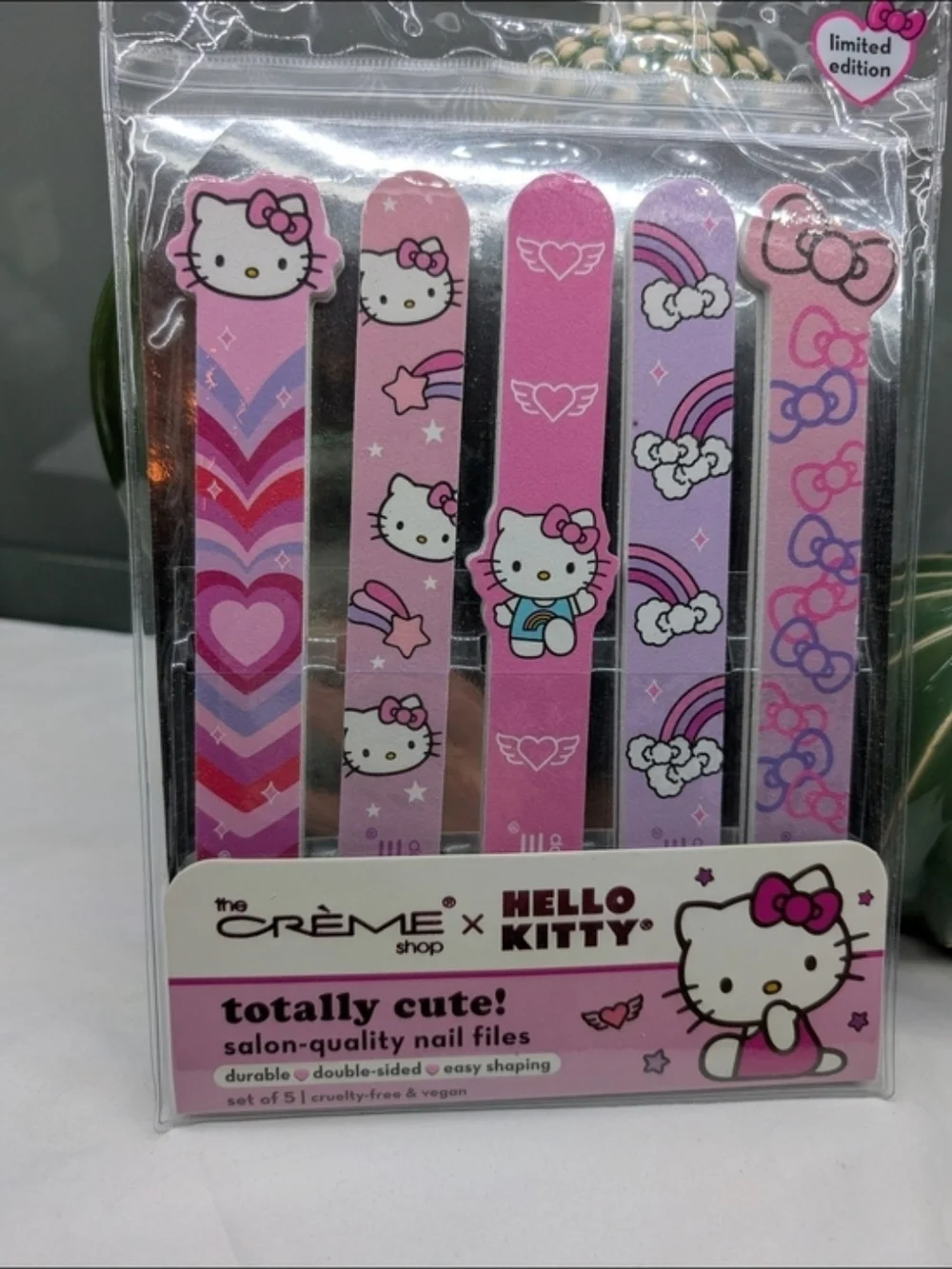 Sanrio Hello Kitty Pink Lip Care & Nail Set -NIP!